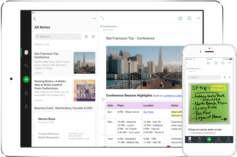 best small business apps - Evernote